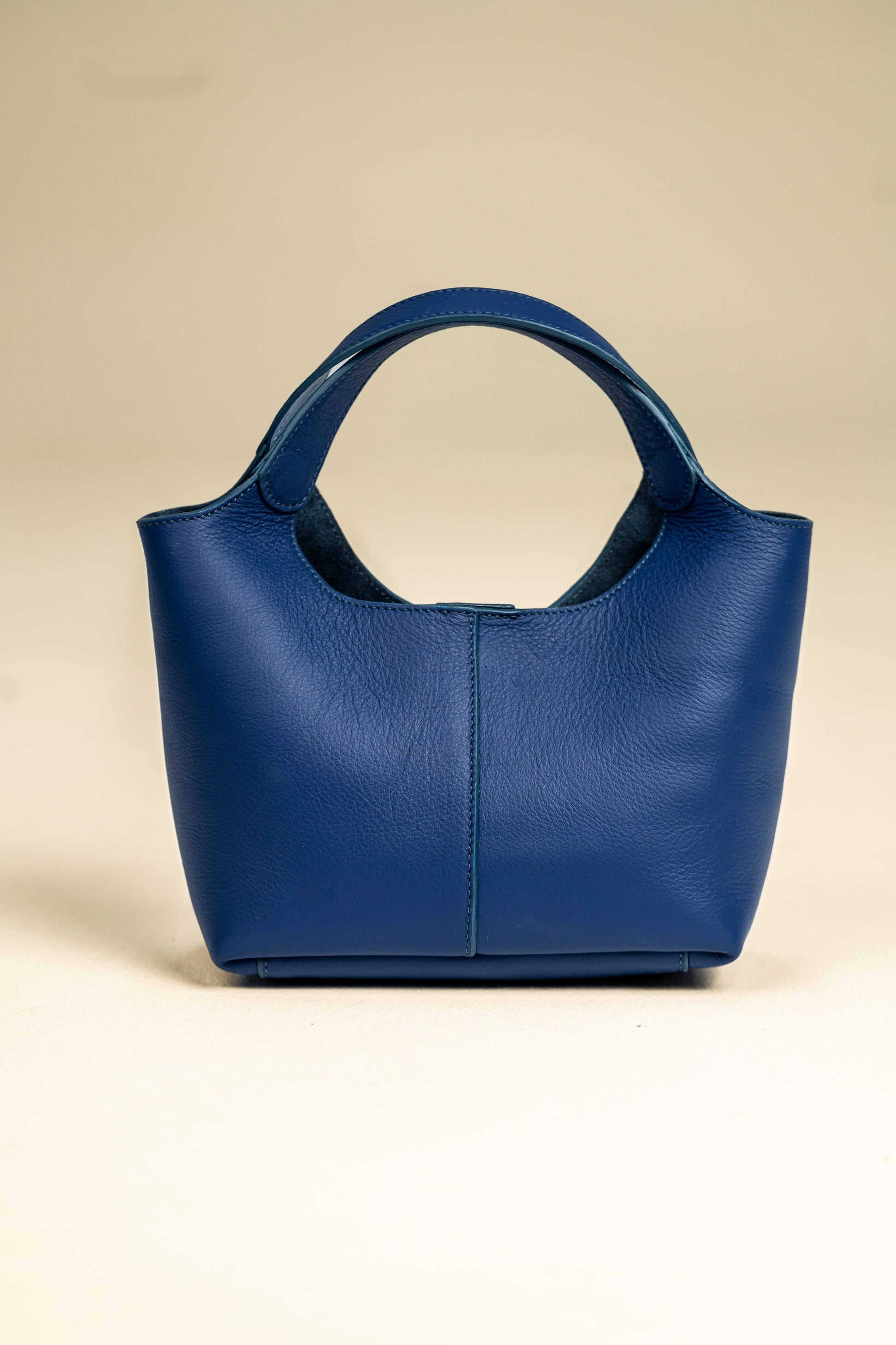 Jade - Bleu Cobalt ( cuir grainé )