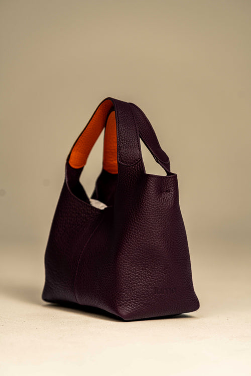 Jade - Burgundy intense ( cuir grainé )