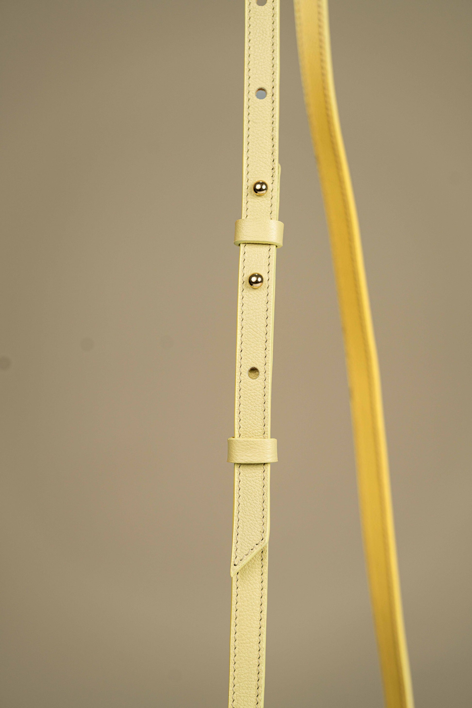 Jade - Jaune Vanille ( cuir grainé )