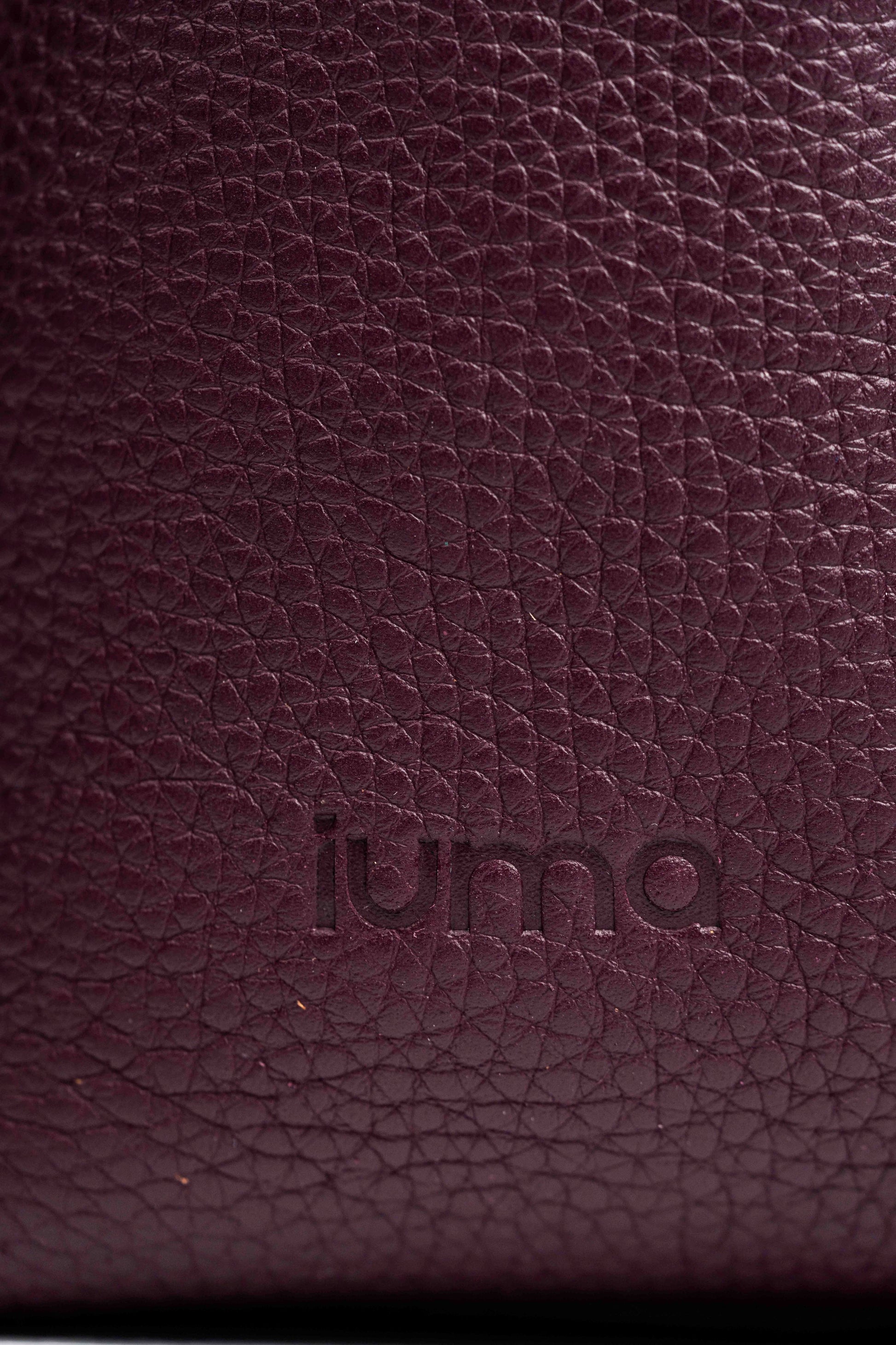 Jade - Burgundy intense ( cuir grainé )