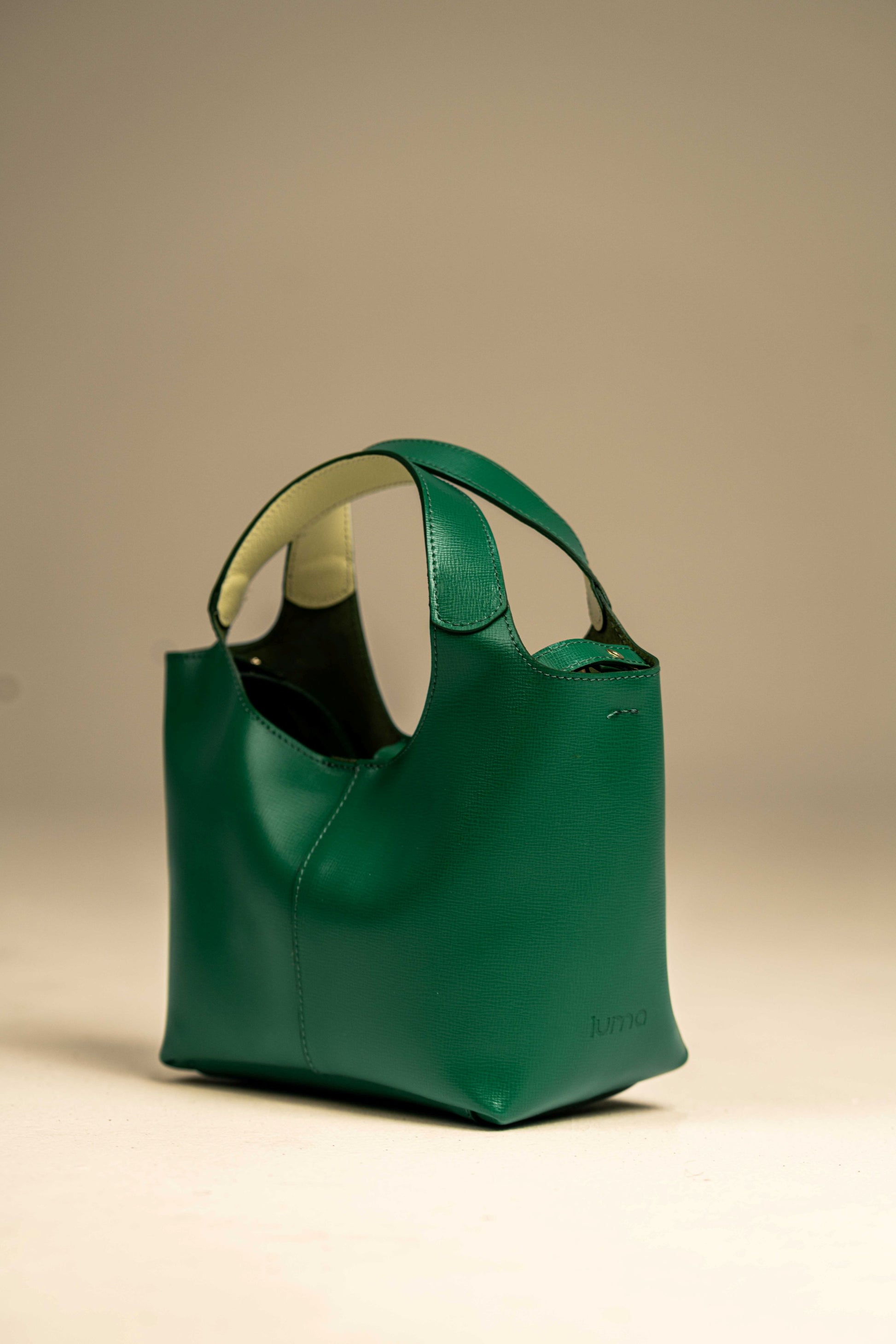 Jade - Vert Olive ( cuir saffiano )