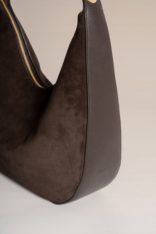 Carrie - Marron ( cuir & daim - Bimatière )