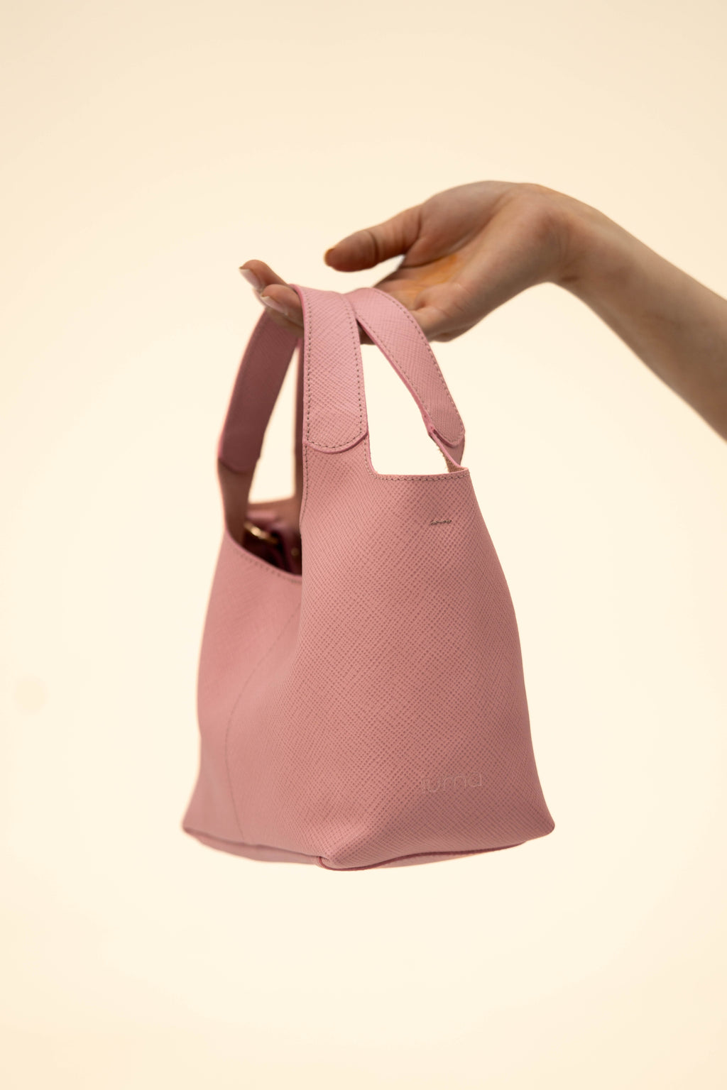Jade - Rose Poudré ( cuir Saffiano )