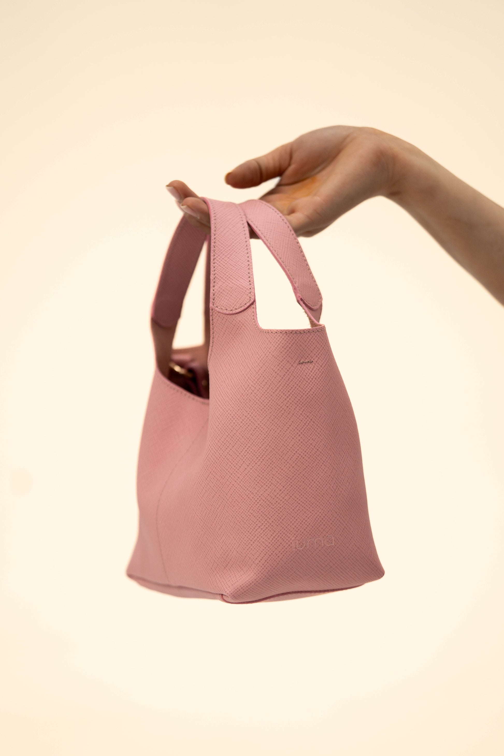 Jade - Rose Poudré ( cuir Saffiano )